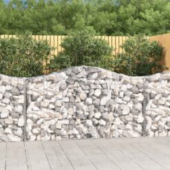 Obokane gabion košare 50 kosov 200x50x100/120cm cinkano železo