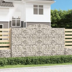 Obokane gabion košare 8 kosov 300x50x180/200cm pocinkano železo