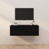 Stenska TV omarica 2 kosa črna 57x34