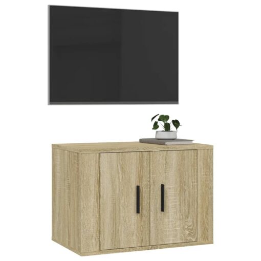 Stenska TV omarica sonoma hrast 57x34,5x40 cm - Image 4