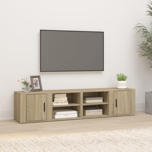 TV omarica 2 kosa sonoma hrast 80x31