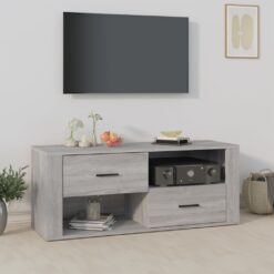 TV omarica siva sonoma 100x35x40 cm inženirski les