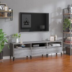 TV omarica siva sonoma 150x30x44