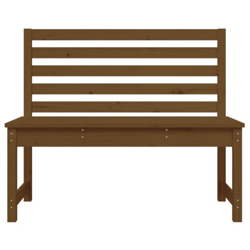 Vrtna klop medeno rjava 109 cm trdna borovina - Image 4