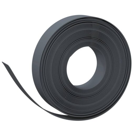Vrtna obroba siva 10 m 10 cm polietilen - Image 2