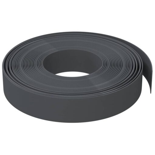 Vrtna obroba siva 10 m 10 cm polietilen - Image 3