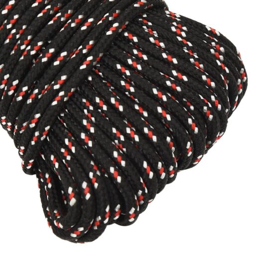 Vrv za čoln črna 4 mm 50 m polipropilen - Image 4