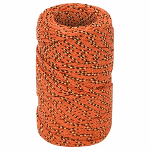 Vrv za čoln oranžna 2 mm 100 m polipropilen - Image 2