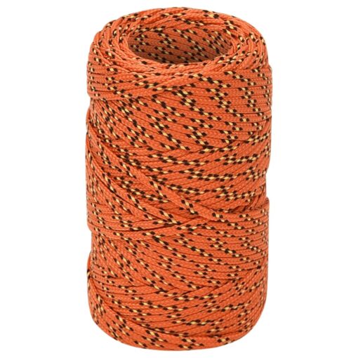 Vrv za čoln oranžna 2 mm 50 m polipropilen - Image 2