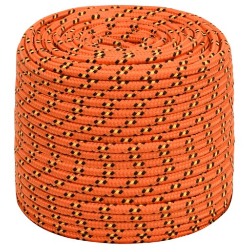 Vrv za čoln oranžna 6 mm 25 m polipropilen - Image 2