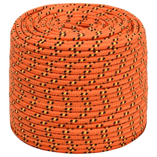 Vrv za čoln oranžna 8 mm 100 m polipropilen - Image 2