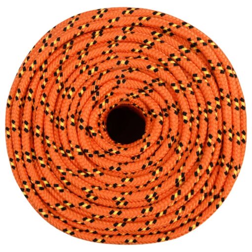 Vrv za čoln oranžna 8 mm 100 m polipropilen - Image 3