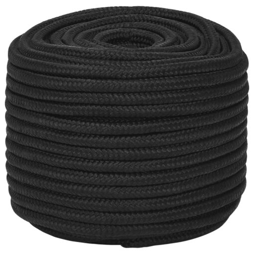 Vrv za čoln popolnoma črna 12 mm 50 m polipropilen - Image 2