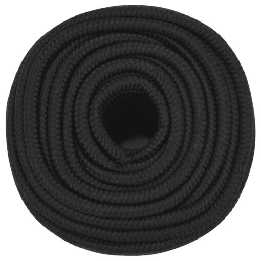 Vrv za čoln popolnoma črna 12 mm 50 m polipropilen - Image 3