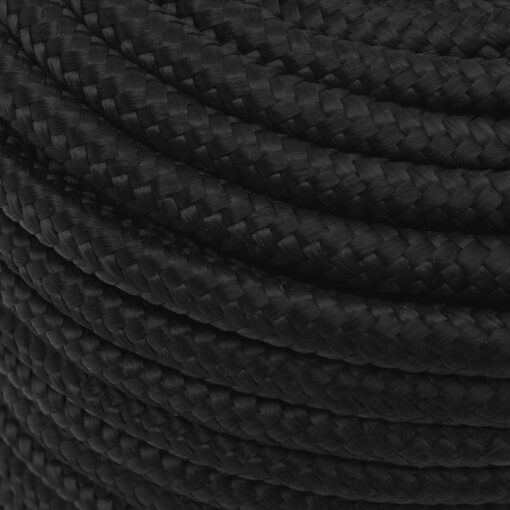 Vrv za čoln popolnoma črna 12 mm 50 m polipropilen - Image 4