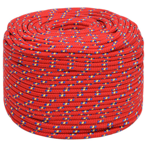 Vrv za čoln rdeče 10 mm 100 m polipropilen - Image 2
