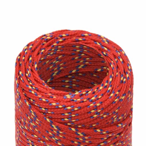 Vrv za čoln rdeče 2 mm 250 m polipropilen - Image 4