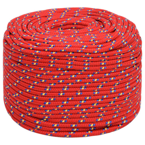 Vrv za čoln rdeče 8 mm 25 m polipropilen - Image 2