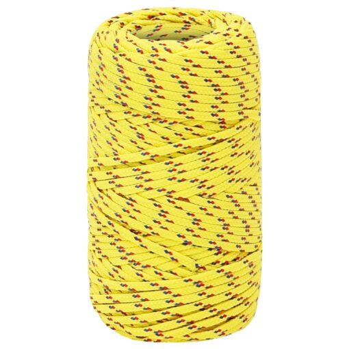Vrv za čoln rumena 2 mm 100 m polipropilen - Image 2