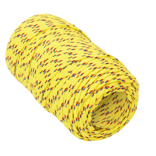 Vrv za čoln rumena 2 mm 100 m polipropilen - Image 3