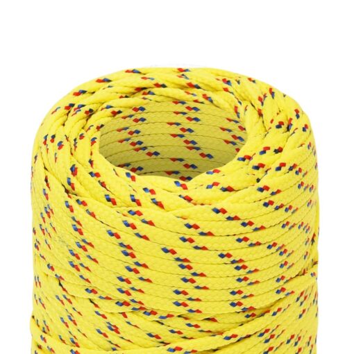 Vrv za čoln rumena 2 mm 100 m polipropilen - Image 4