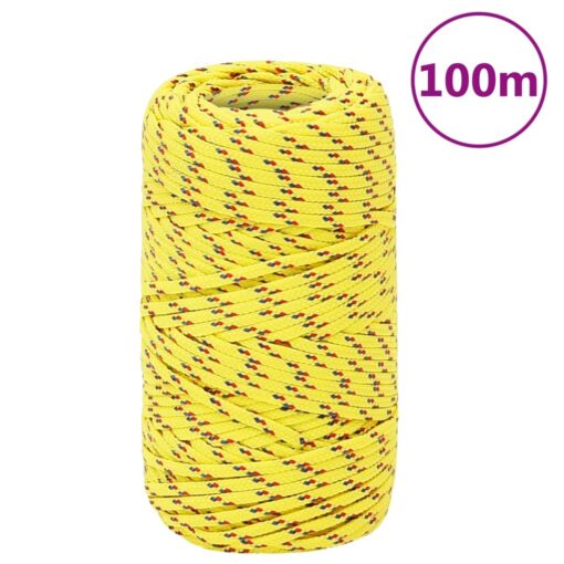 Vrv za čoln rumena 2 mm 100 m polipropilen
