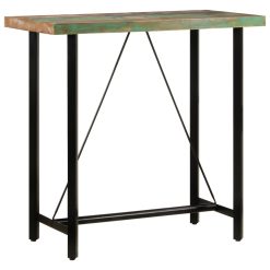 Barska miza 110x55x107 cm trden akacijev les in železo