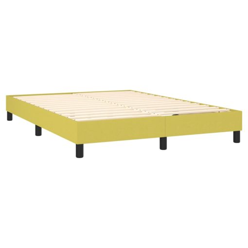 Box spring posteljni okvir zelen 140x190 cm blago - Image 4