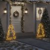 Božična svetlobna dekoracija s konicami drevo 115 LED 90 cm