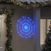 Božične zvezdne lučke 140 LED 8 kosov modre 17 cm