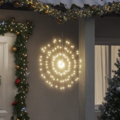 Božične zvezdne lučke 140 LED 8 kosov toplo bele 17 cm