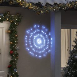 Božične zvezdne lučke 140 LED lučk 4 kosi hladno bele 17 cm