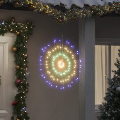 Božične zvezdne lučke 140 LED lučk 4 kosi večbarvne 17 cm