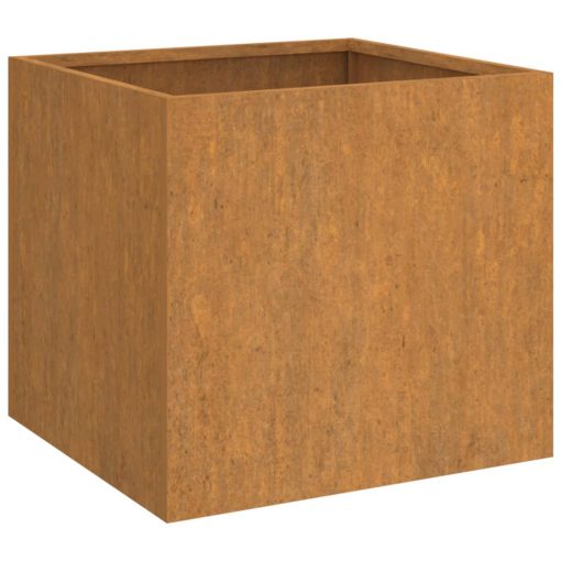 Cvetlično korito 42x40x39 cm corten jeklo - Image 2