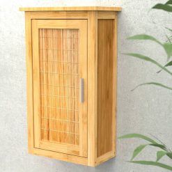 EISL Visoka omarica z vrati bambus 40x20x70 cm