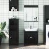 Komplet kopalniškega pohištva 3-delni BERG črna trdna borovina
