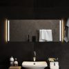 LED kopalniško ogledalo 100x40 cm