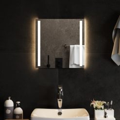 LED kopalniško ogledalo 40x40 cm