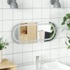 LED kopalniško ogledalo 50x20 cm ovalno