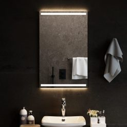 LED kopalniško ogledalo 50x80 cm