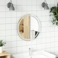 LED kopalniško ogledalo 60 cm okroglo