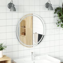 LED kopalniško ogledalo 70 cm okroglo