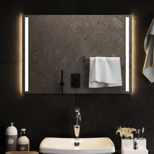 LED kopalniško ogledalo 70x50 cm