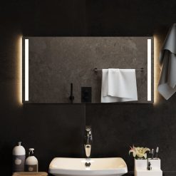 LED kopalniško ogledalo 80x40 cm