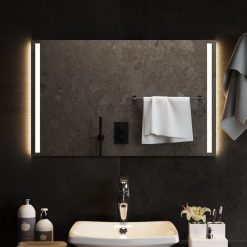 LED kopalniško ogledalo 80x50 cm