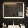 LED kopalniško ogledalo 80x60 cm