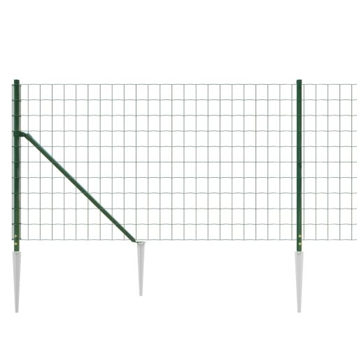 Mrežna ograja s konicami za postavitev zelena 0,8x25 m - Image 4