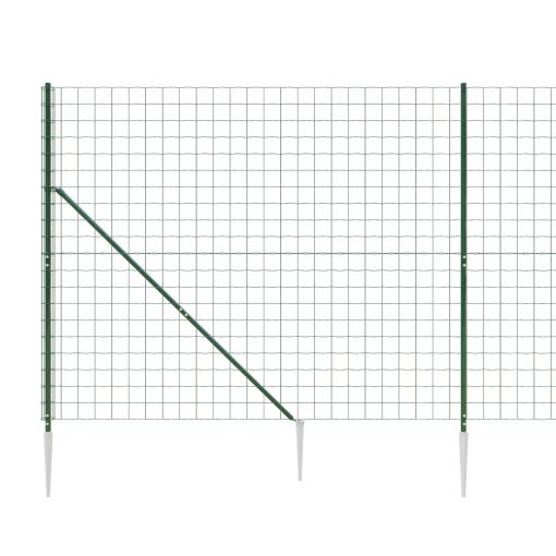 Mrežna ograja s konicami za postavitev zelena 1,8x10 m - Image 4