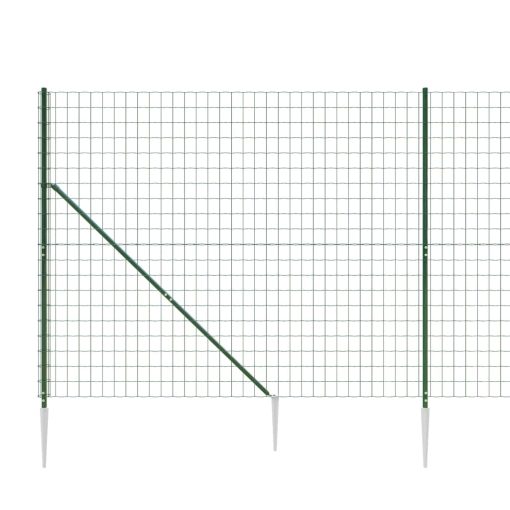 Mrežna ograja s konicami za postavitev zelena 1,8x25 m - Image 4