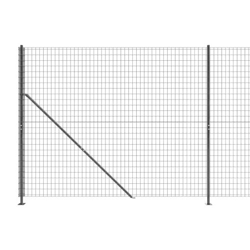 Mrežna ograja s prirobnico antracit 1,8x25 m - Image 4